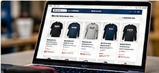 Online apparel store placeholder